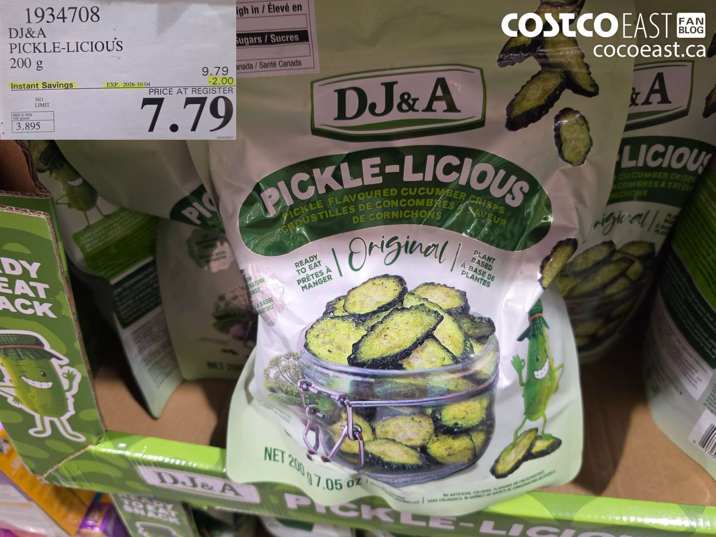 1934708 DJ&A PICKLE-LICIOUS 200 G ($2.00 INSTANT SAVINGS EXPIRES ON 2026-10-04) $7.79