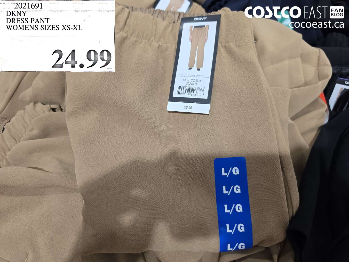 2021691 DKNY DRESS PANT WOMENS SIZES XS-XL $24.99