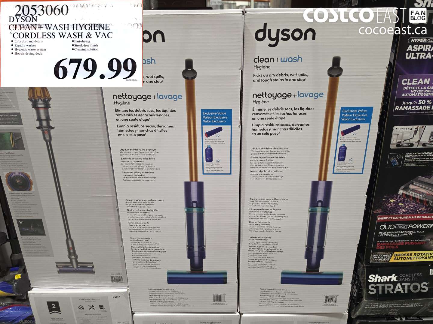 2053060 DYSON CLEAN+ WASH HYGIENE CORDLESS WASH & VAC $679.99