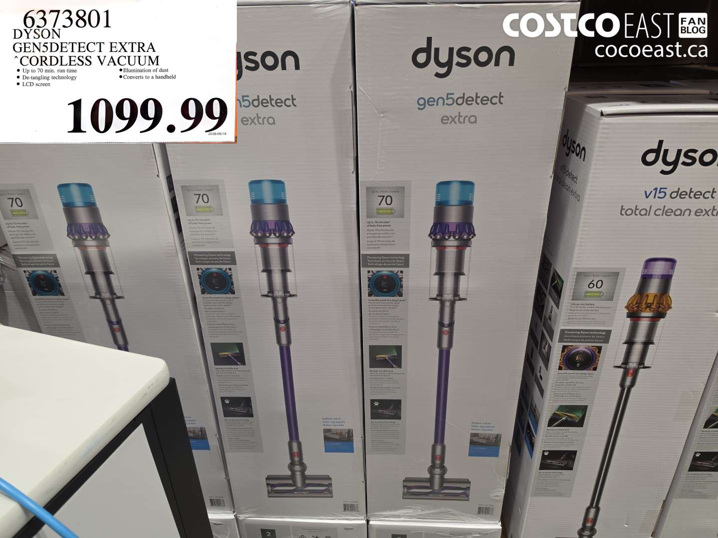6373801 DYSON GEN5DETECT EXTRA CORDLESS VACUUM $1099.99