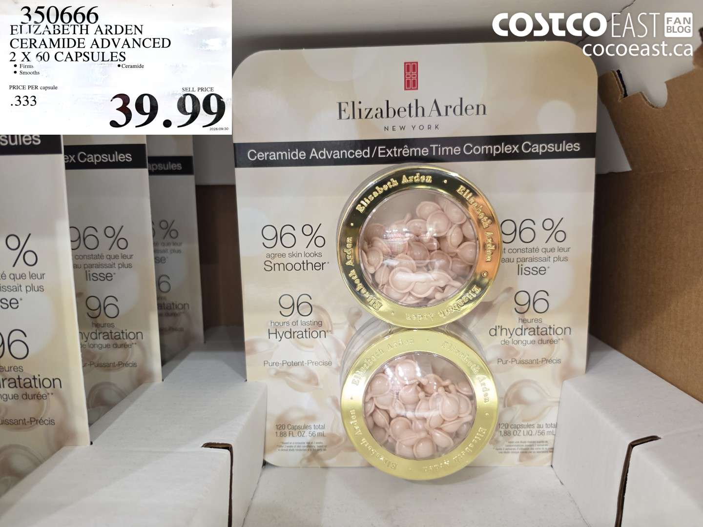 350666 ELIZABETH ARDEN CERAMIDE ADVANCED 2 X 60 CAPSULES $39.99
