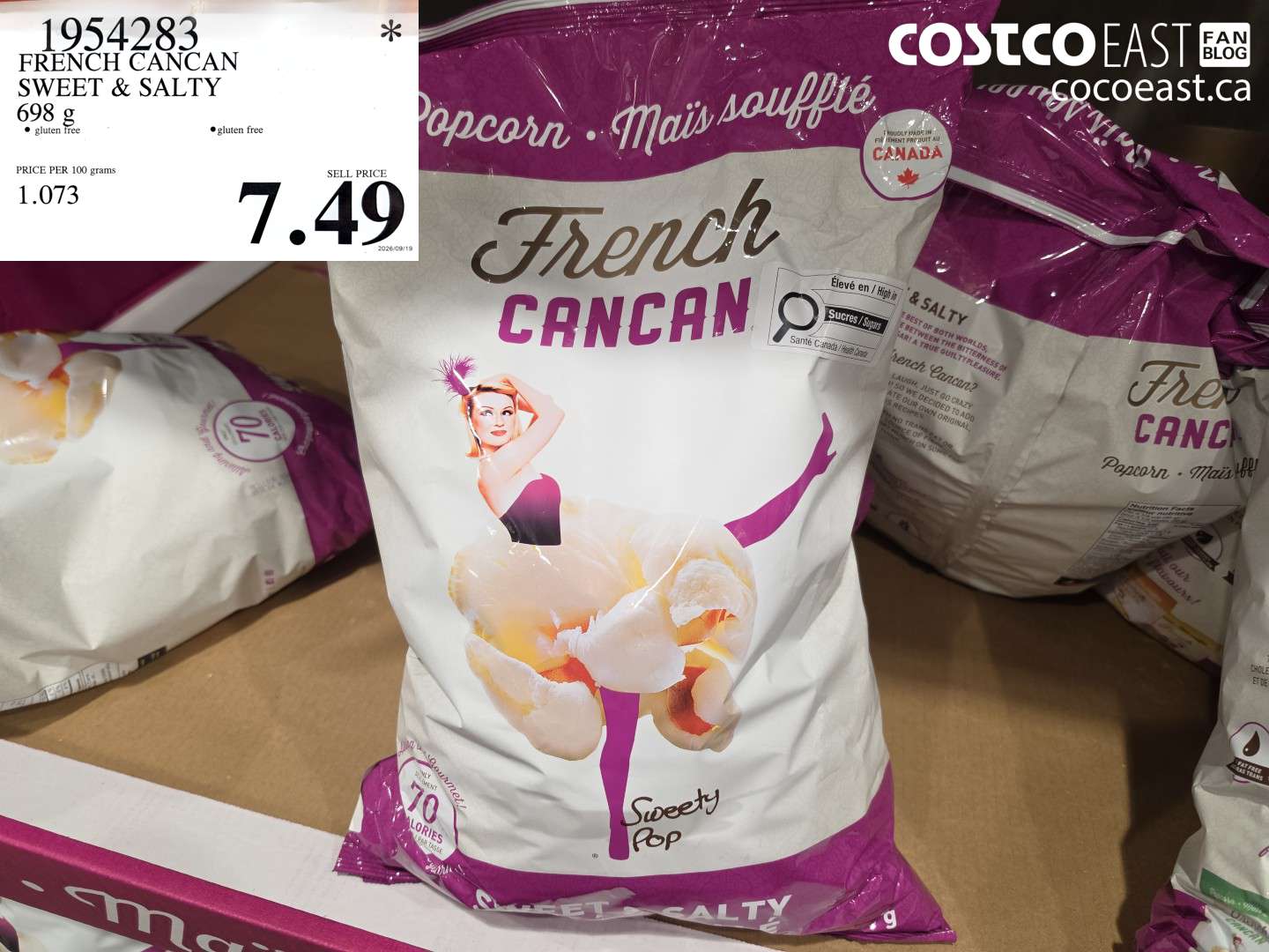 1954283 FRENCH CANCAN SWEET & SALTY 698 G $7.49
