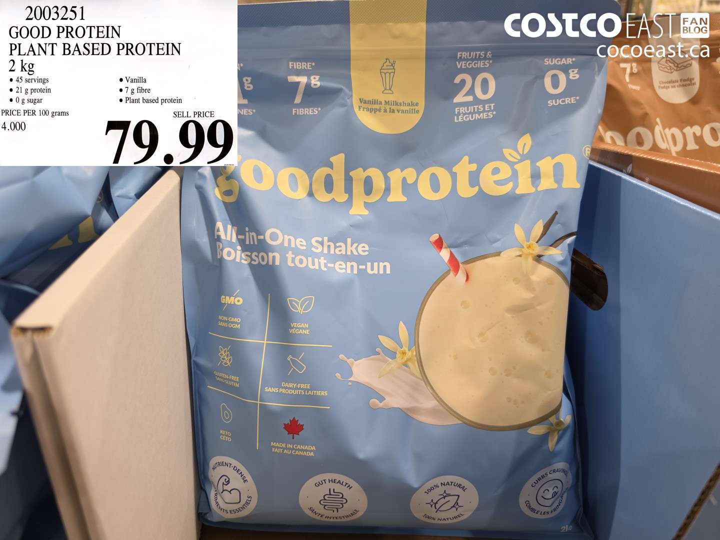 2003251 GOOD PROTEIN PLANT BASED PROTEIN 2 KG $79.99
