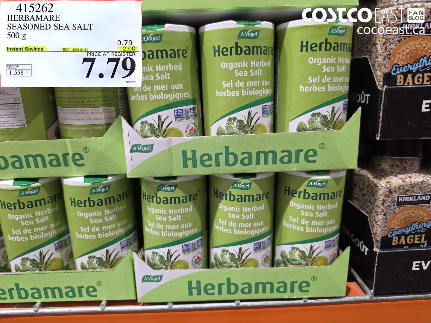 415262 HERBAMARE SEASONED SEA SALT 500 G ($2.00 INSTANT SAVINGS EXPIRES ON 2026-09-13) $7.79