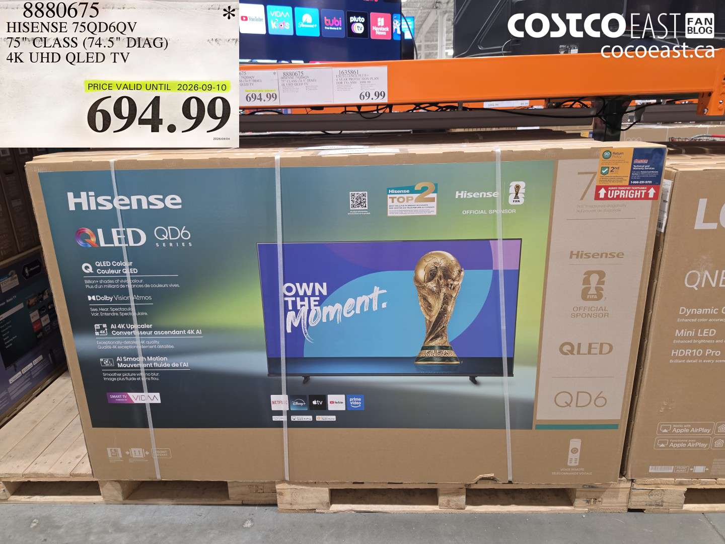8880675 HISENSE 75QD6QV 75