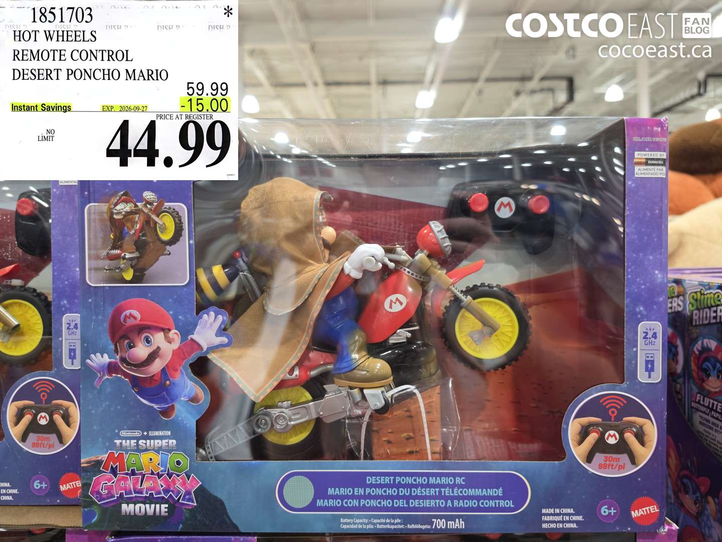 1851703 HOT WHEELS REMOTE CONTROL DESERT PONCHO MARIO ($15.00 INSTANT SAVINGS EXPIRES ON 2026-09-27) $44.99