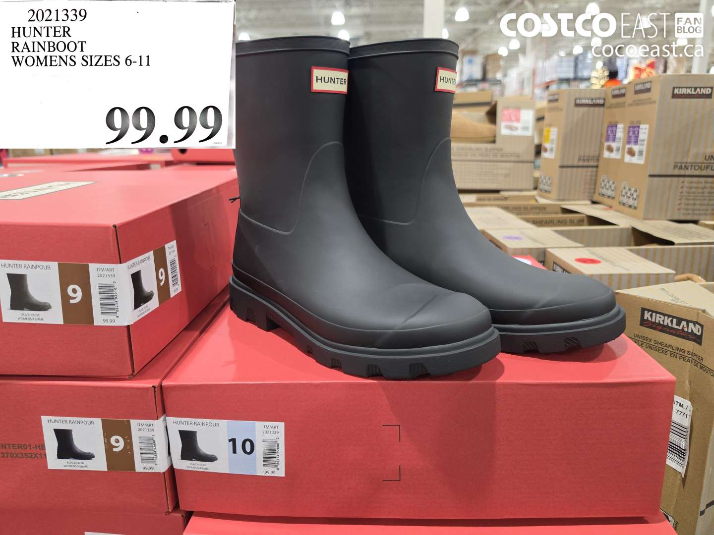 2021339 HUNTER RAINBOOT WOMENS SIZES 6-11 $99.99
