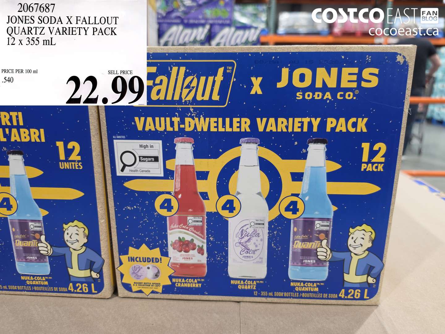 2067687 JONES SODA X FALLOUT QUARTZ VARIETY PACK 12 X 355 ML $22.99