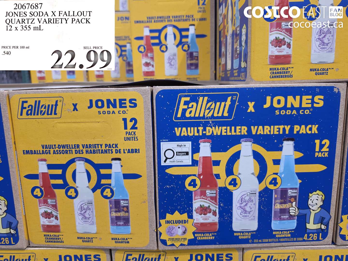 2067687 JONES SODA X FALLOUT QUARTZ VARIETY PACK 12 X 355 ML $22.99