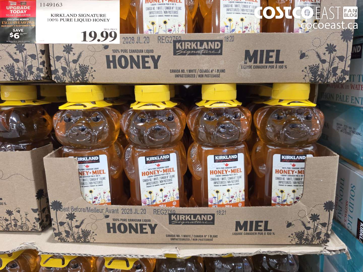 1149163 KIRKLAND SIGNATURE 100% PURE LIQUID HONEY ($6.00 INSTANT SAVINGS EXPIRES ON 2026-09-13) $13.99