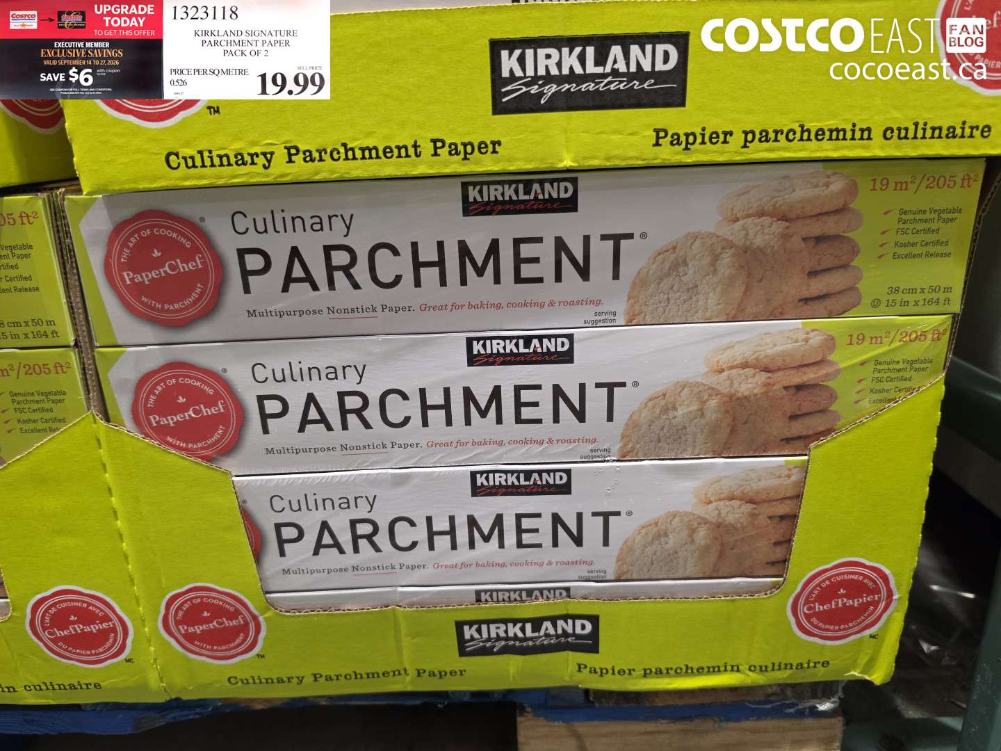 1323118 KIRKLAND SIGNATURE PARCHMENT PAPER PACK OF 2 6 OFF (EXPIRES ON 2026-09-27) $13.99