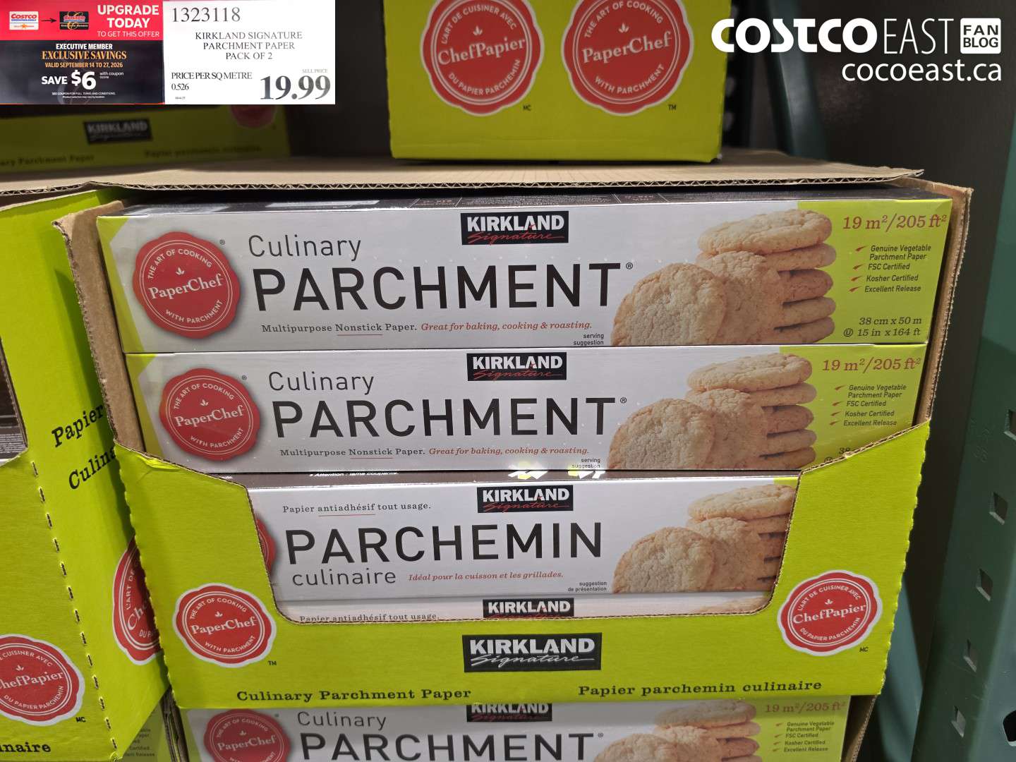 1323118 KIRKLAND SIGNATURE PARCHMENT PAPER PACK OF 2 6 OFF (EXPIRES ON 2026-09-27) $13.99
