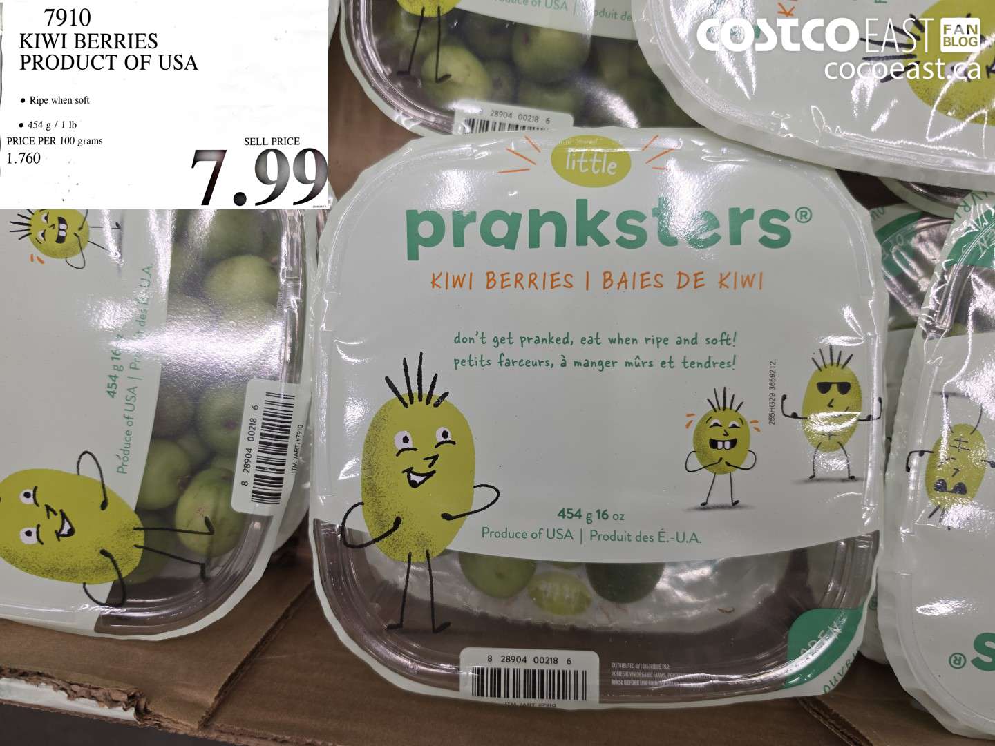7910 KIWI BERRIES PRODUCT OF USA $7.99