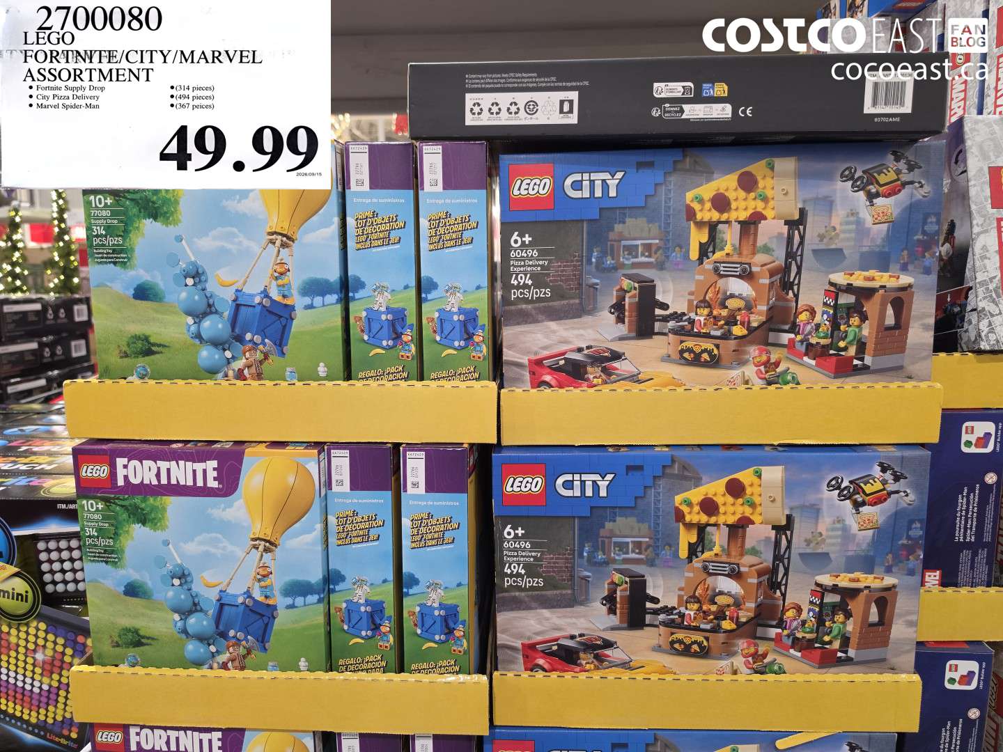 2700080 LEGO FORTNITE/CITY/MARVEL ASSORTMENT $49.99