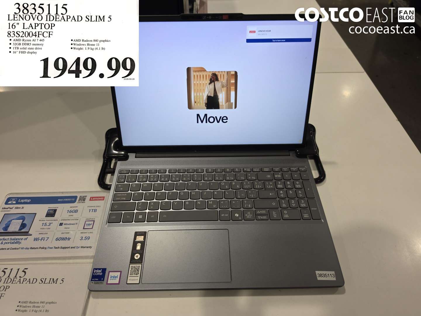 3835115 LENOVO IDEAPAD SLIM 5 16