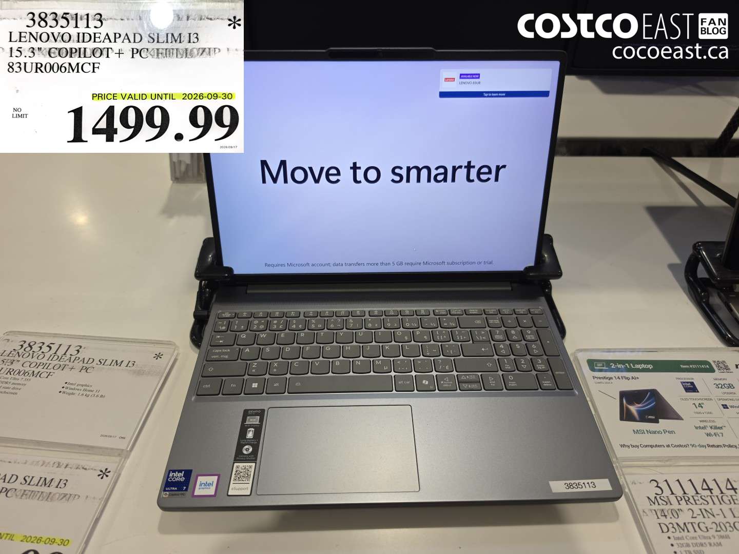 3835113 LENOVO IDEAPAD SLIM I3 15.3