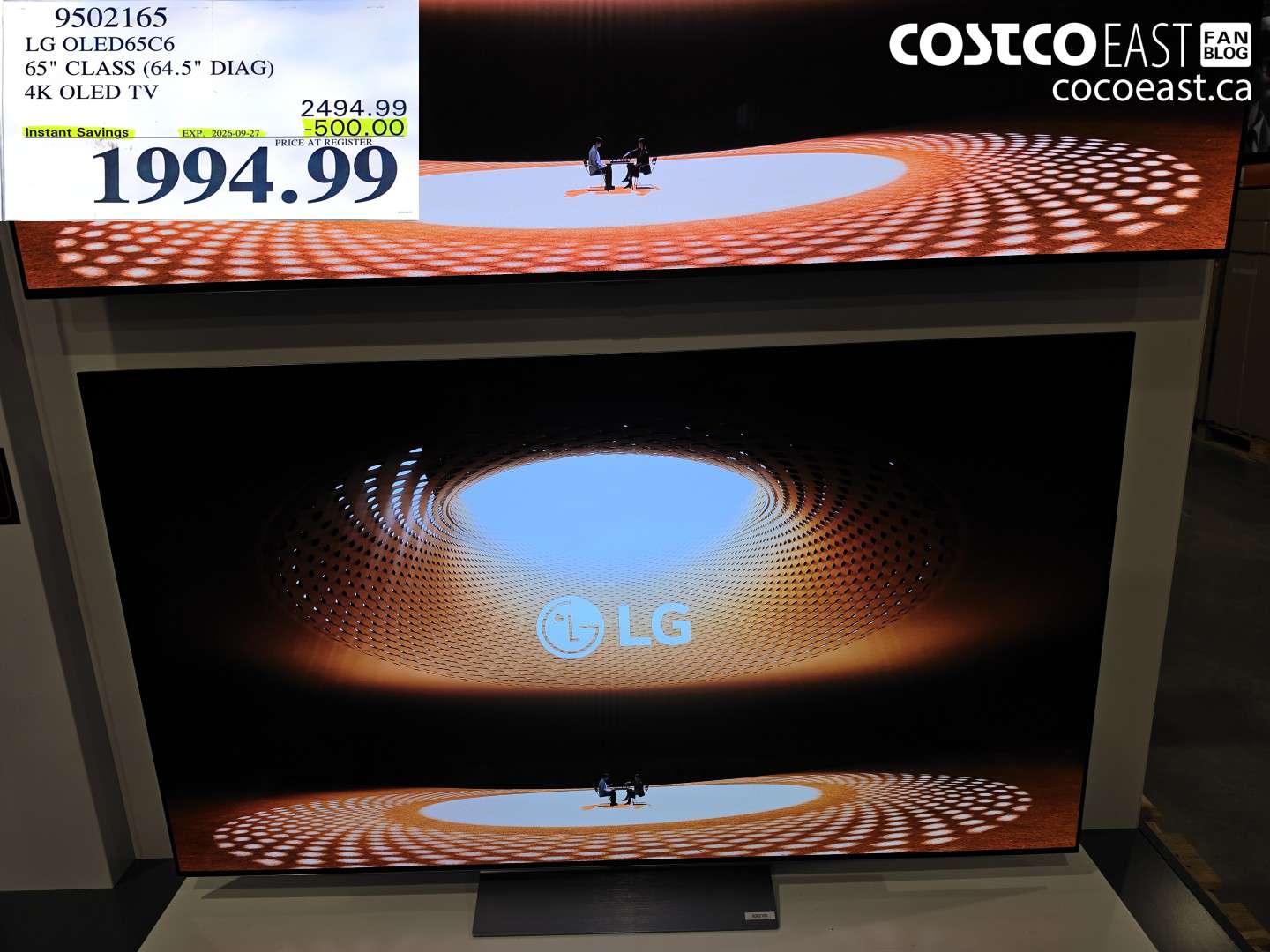 9502165 LG OLED65C6 65