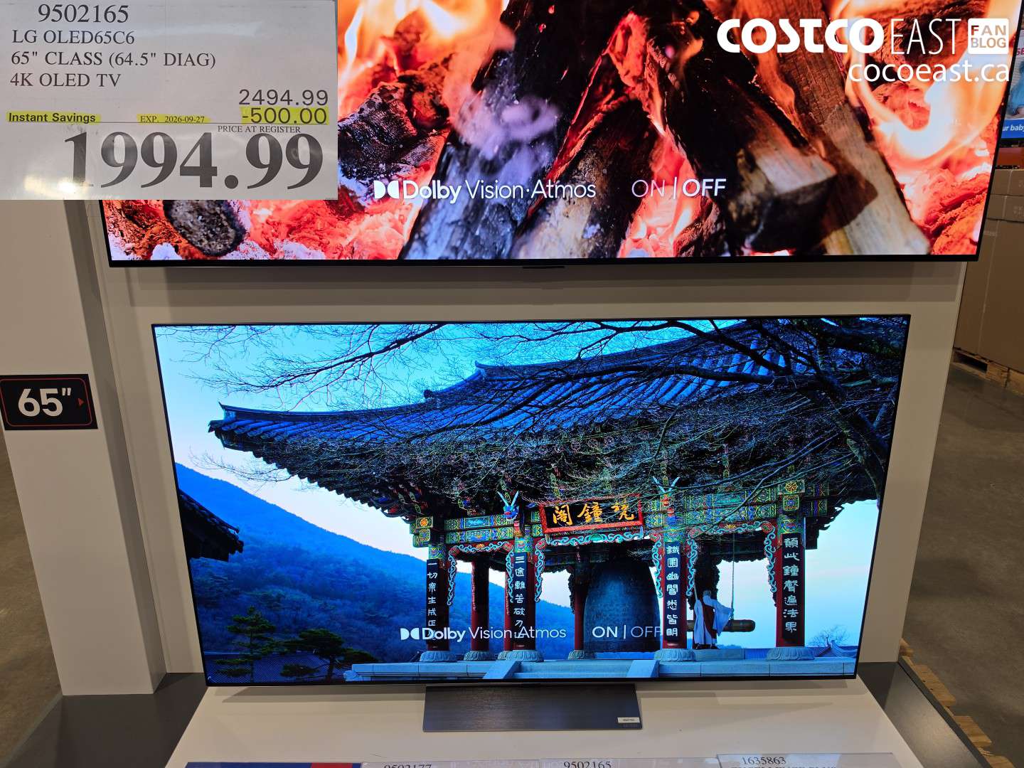 9502165 LG OLED65C6 65