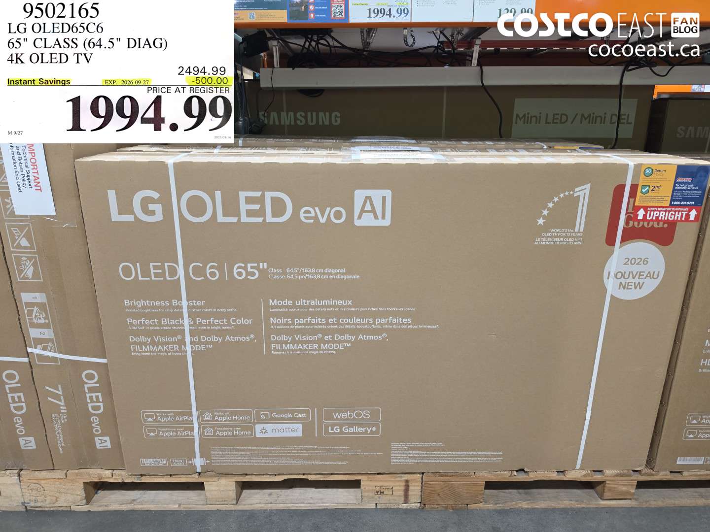 9502165 LG OLED65C6 65