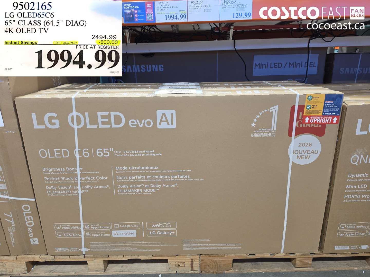 9502165 LG OLED65C6 65