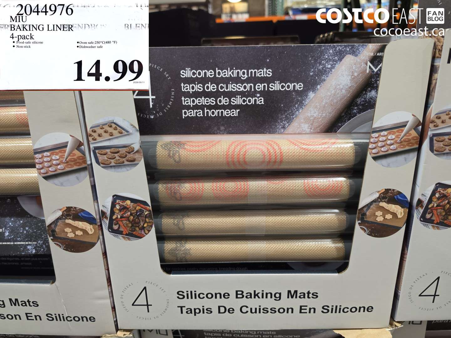 2044976 MIU BAKING LINER 4-PACK $14.99