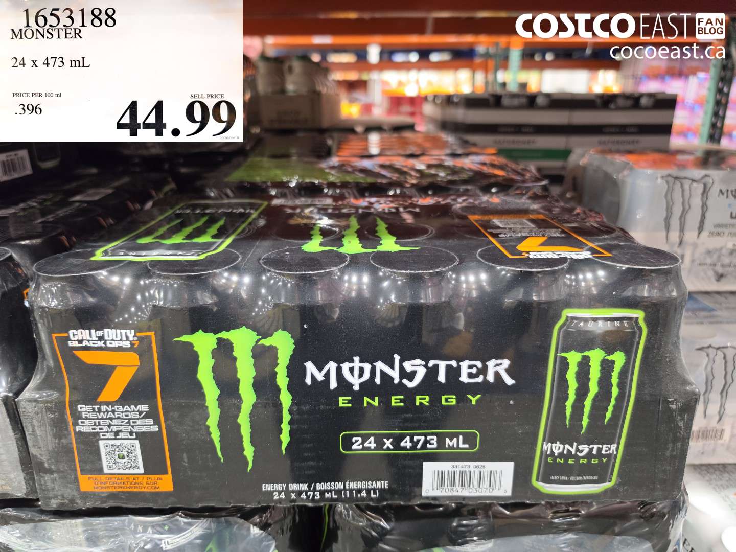 1653188 MONSTER 24 X 473 ML $44.99