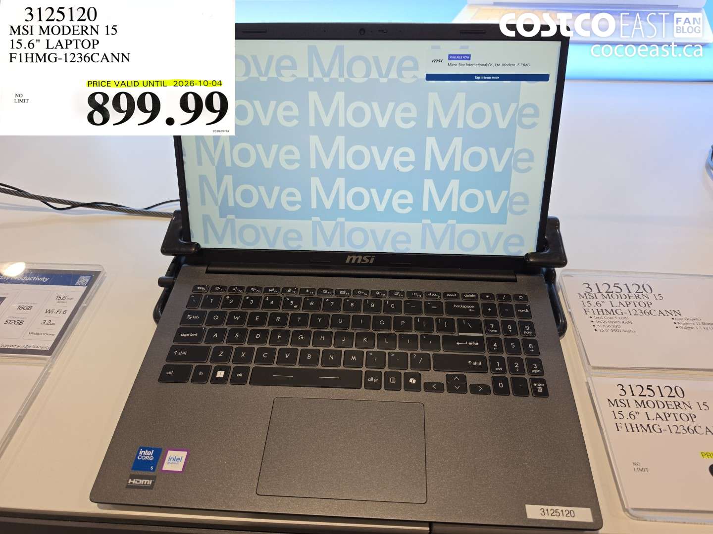 3125120 MSI MODERN 15 15.6