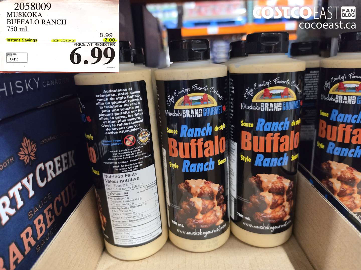 2058009 MUSKOKA BUFFALO RANCH 750 ML ($2.00 INSTANT SAVINGS EXPIRES ON 2026-09-06) $6.99