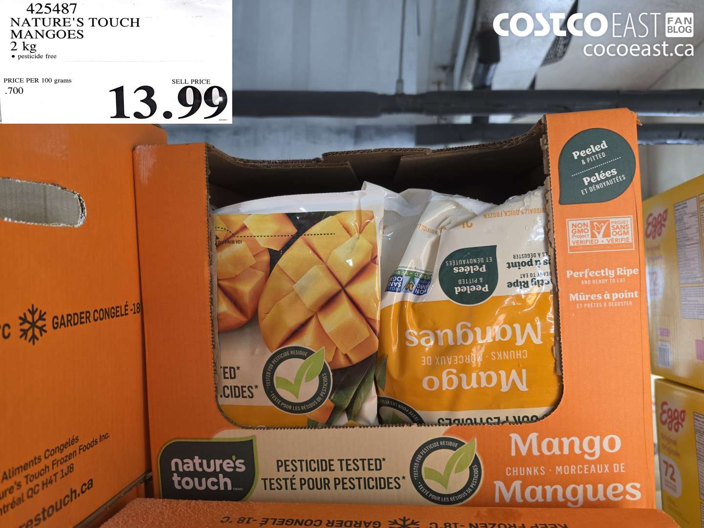 425487 NATURE'S TOUCH MANGOES 2 KG $13.99