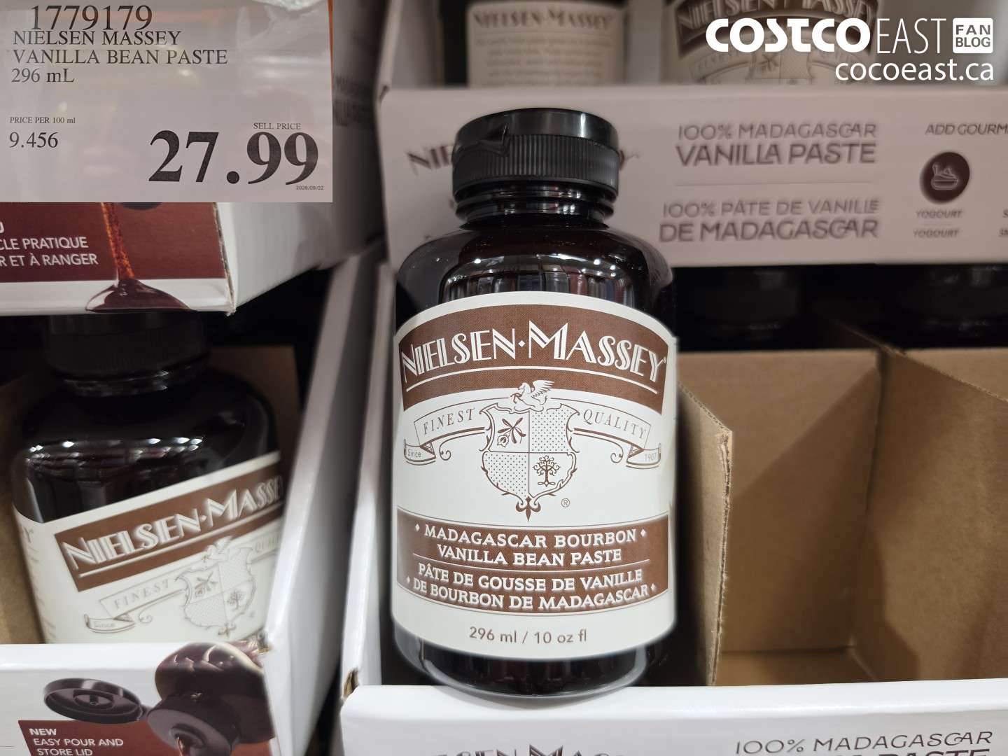 1779179 NIELSEN MASSEY VANILLA BEAN PASTE 296 ML $27.99