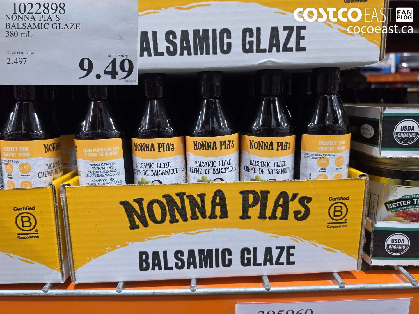 1022898 NONNA PIA'S BALSAMIC GLAZE 380 ML $9.49