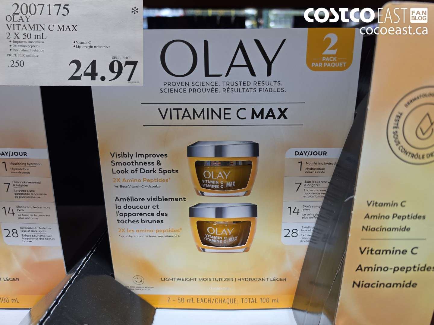 2007175 OLAY VITAMIN C MAX 2 X 50 ML $24.97