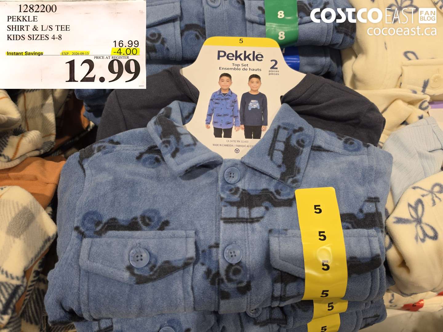 1282200 PEKKLE SHIRT & L/S TEE KIDS SIZES 4-8 ($4.00 INSTANT SAVINGS EXPIRES ON 2026-09-13) $12.99