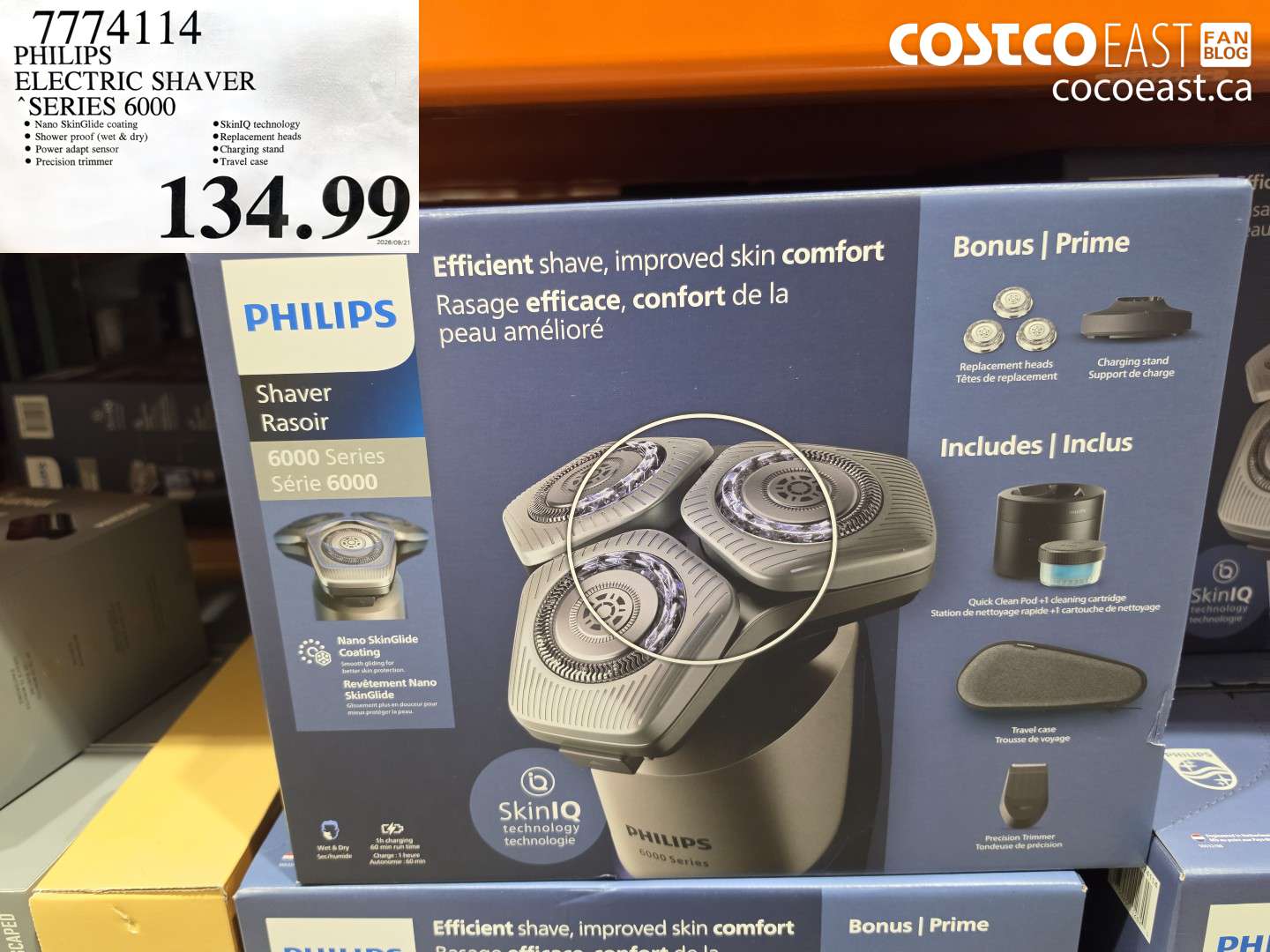 7774114 PHILIPS ELECTRIC SHAVER SERIES 6000 $134.99