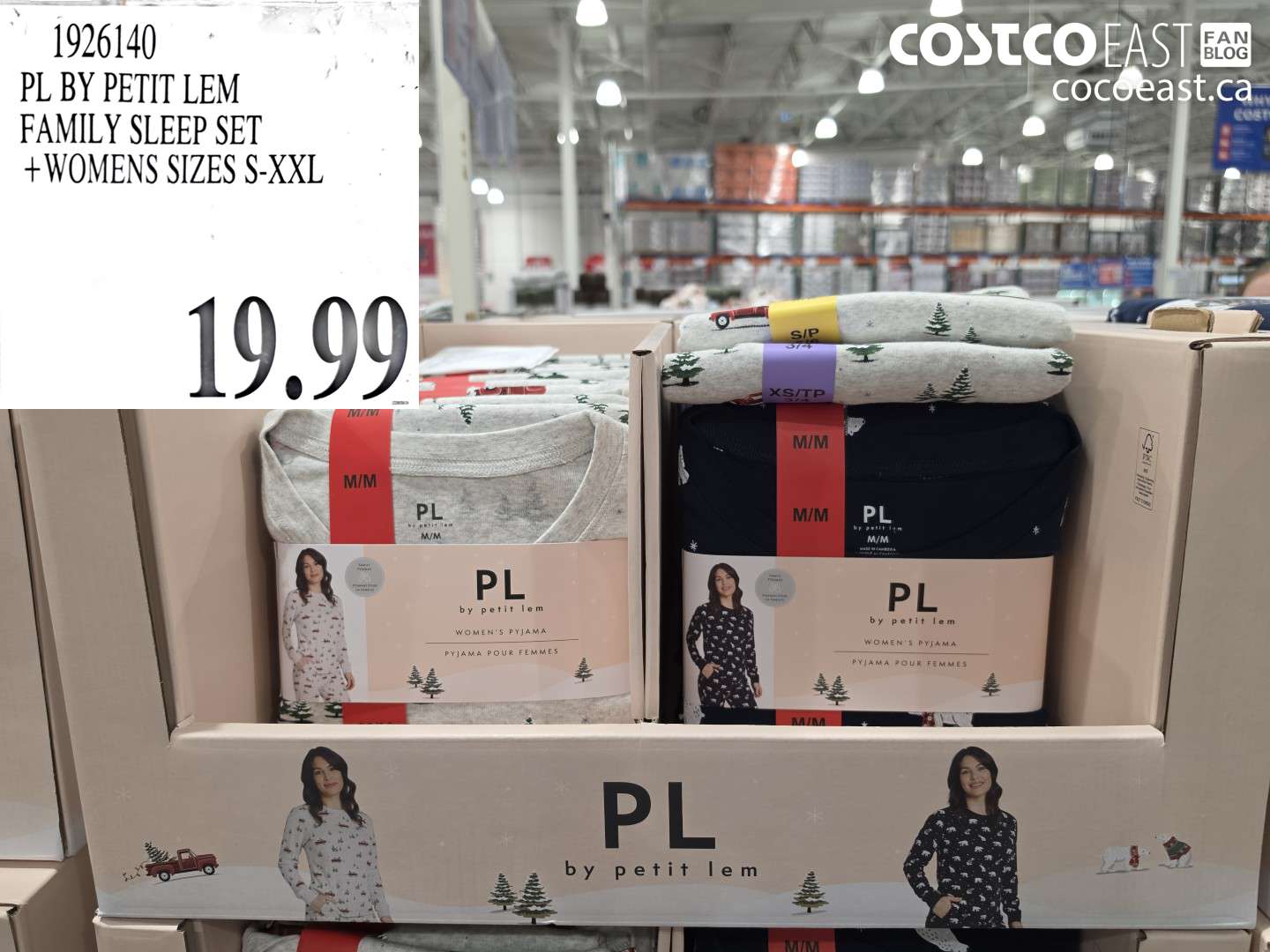 1926140 PL BY PETIT LEM FAMILY SLEEP SET + WOMENS SIZES S-XXL $19.99
