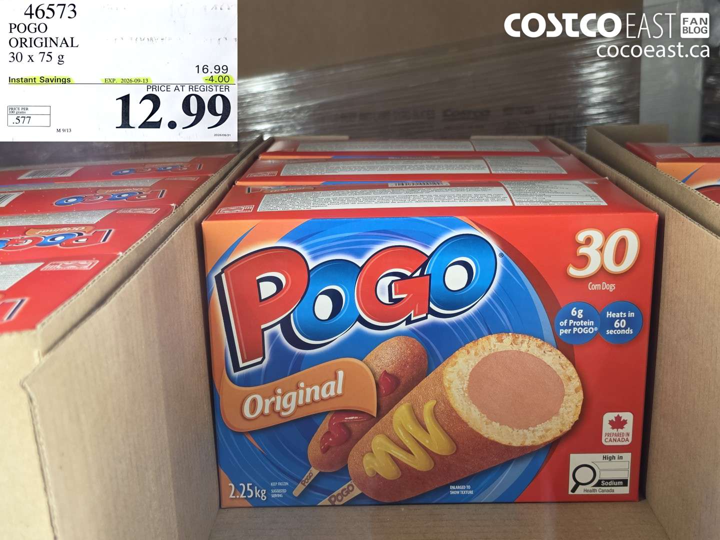 46573 POGO ORIGINAL 30 X 75 G ($4.00 INSTANT SAVINGS EXPIRES ON 2026-09-13) $12.99