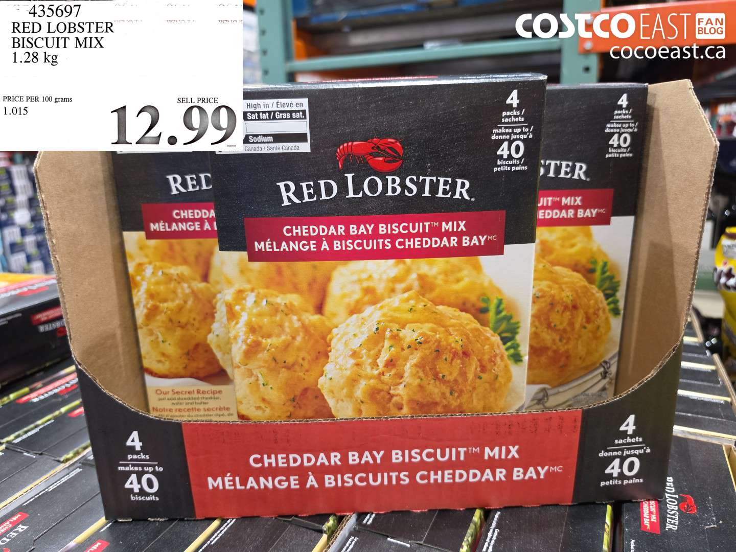 435697 RED LOBSTER BISCUIT MIX 1.28 KG $12.99