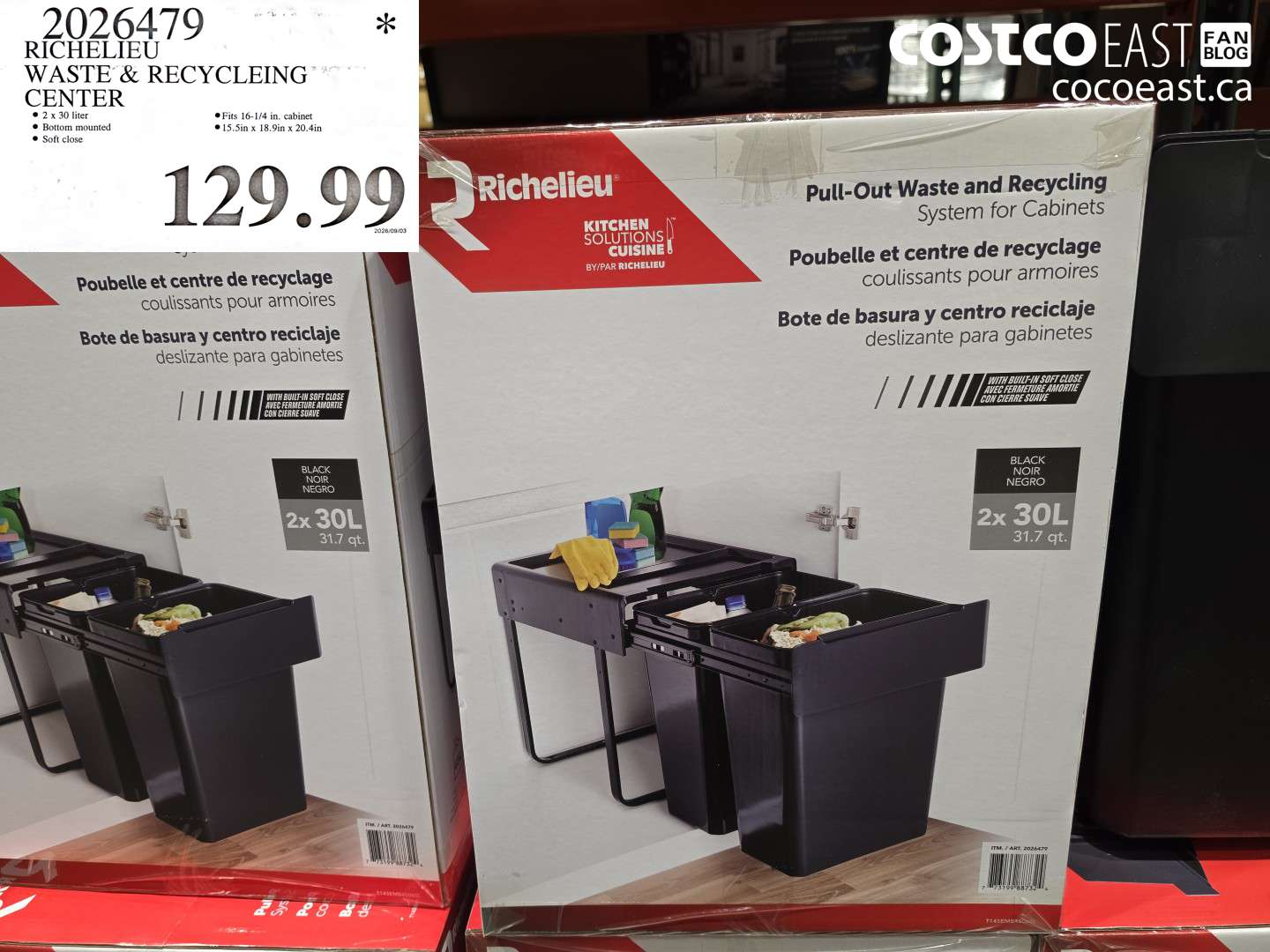 2026479 RICHELIEU WASTE & RECYCLING CENTER $129.99