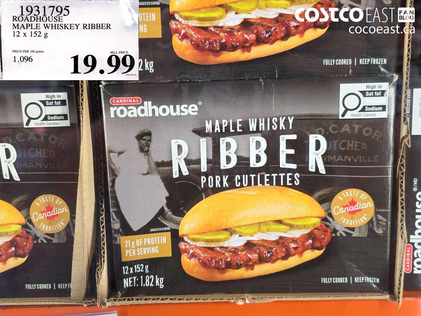 1931795 ROADHOUSE MAPLE WHISKEY RIBBER 12 X 152 G $19.99