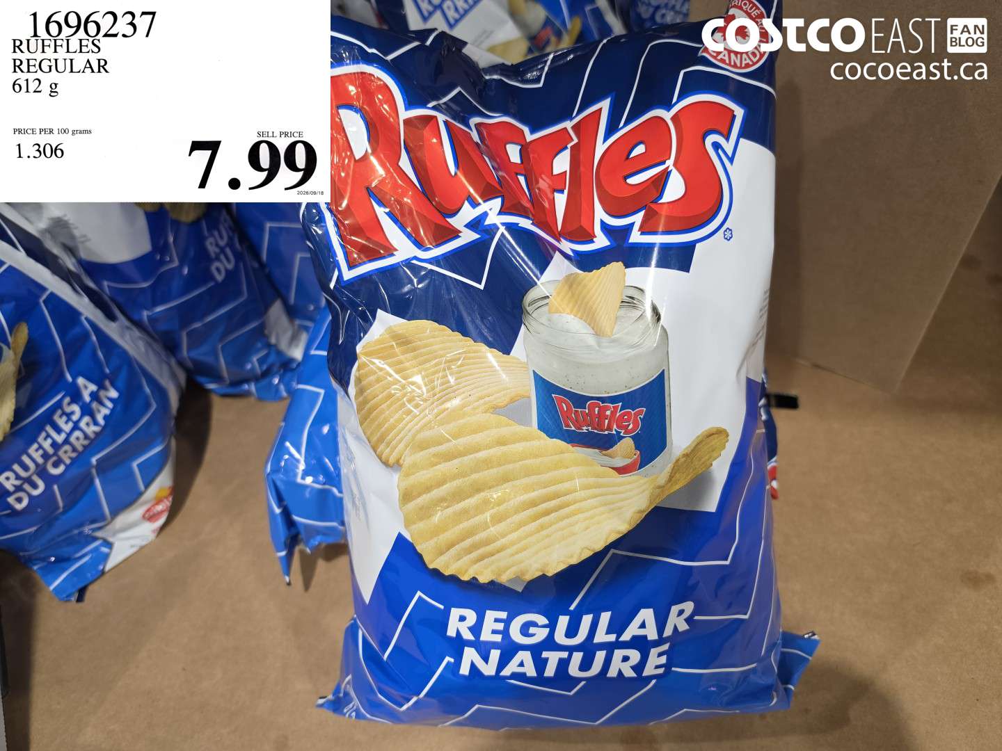 1696237 RUFFLES REGULAR 612 G $7.99