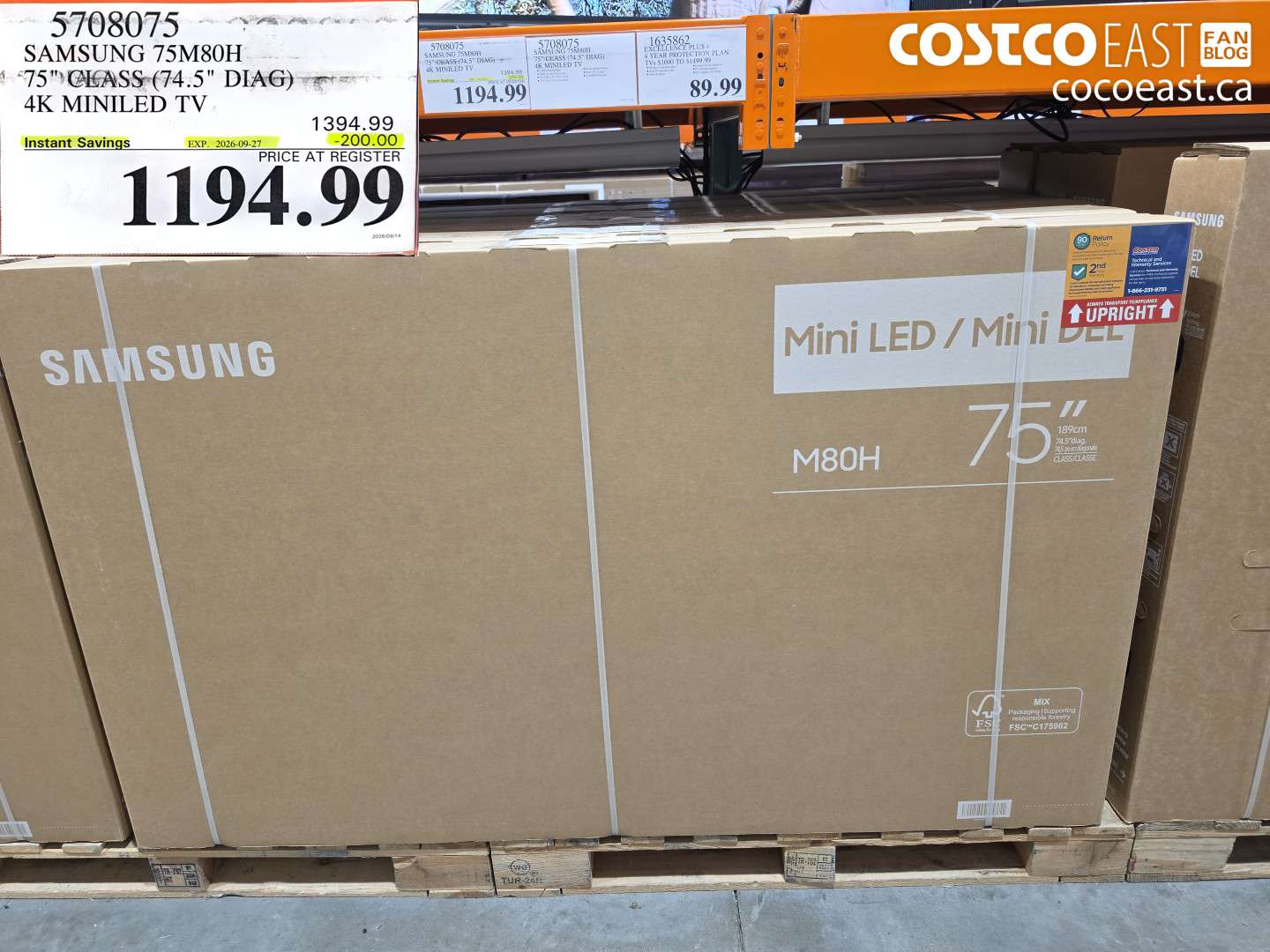 5708075 SAMSUNG 75M80H 75