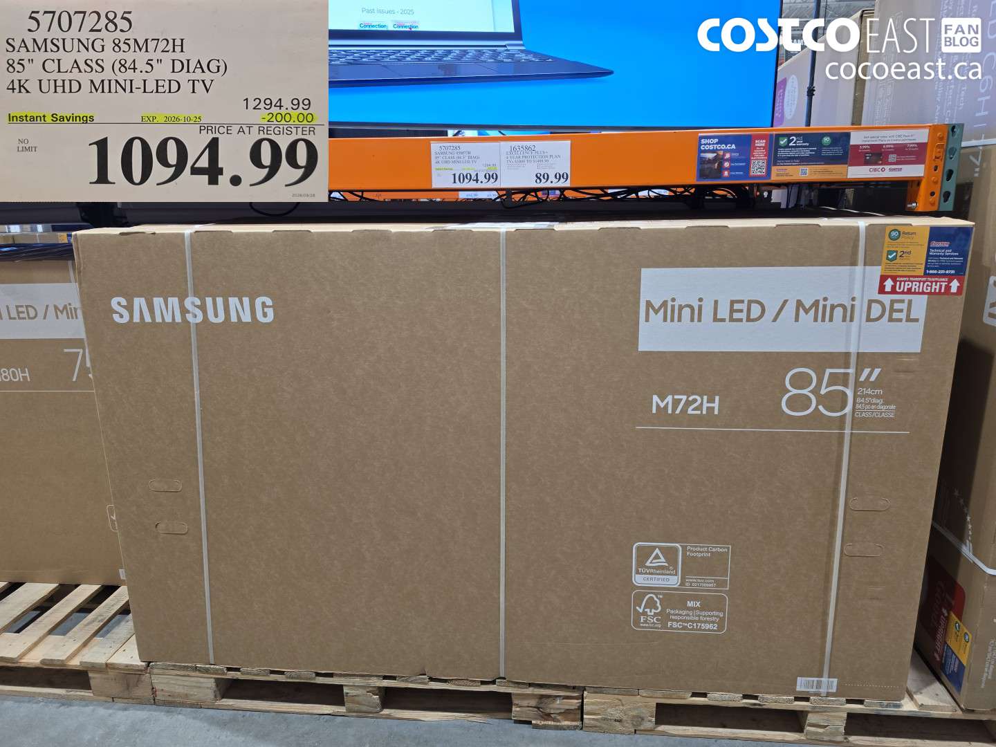 5707285 SAMSUNG 85M72H 85