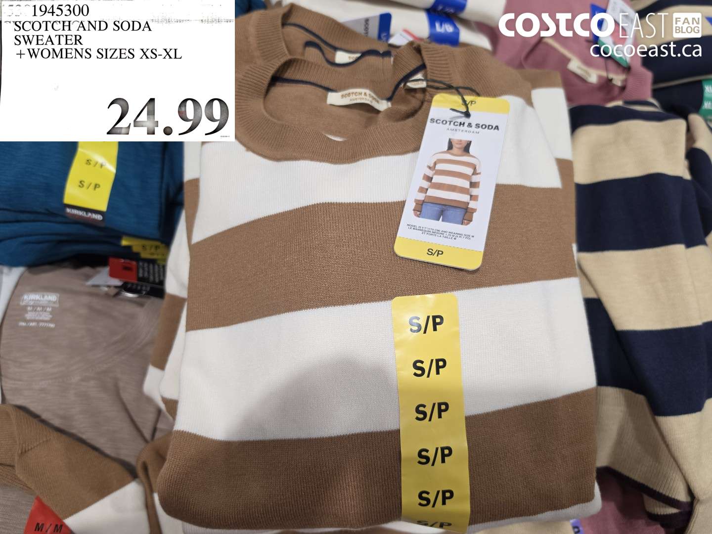 1945300 SCOTCH AND SODA SWEATER WOMENS SIZES XS-XL $24.99