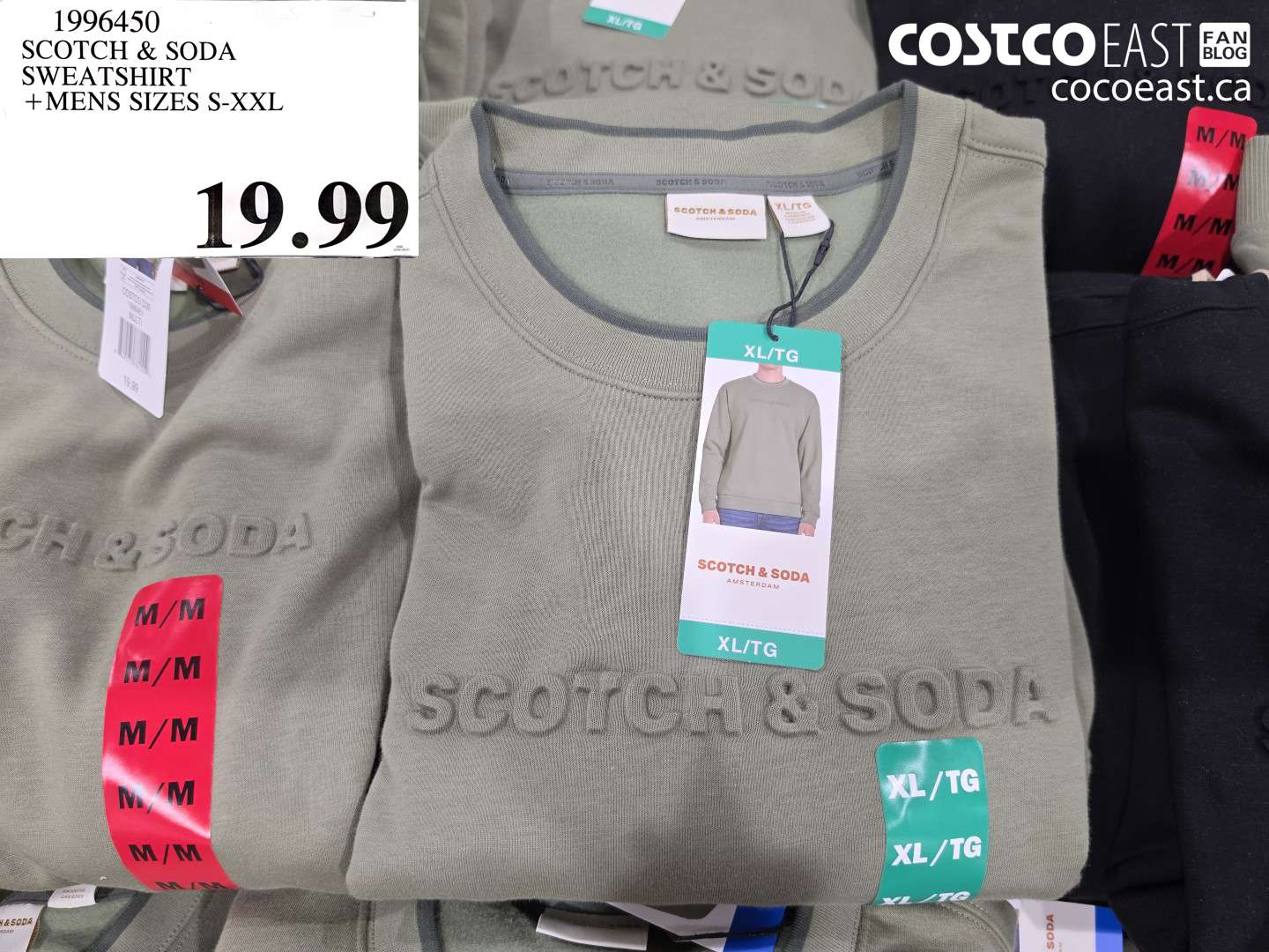 1996450 SCOTCH & SODA SWEATSHIRT + MENS SIZES S-XXL $19.99