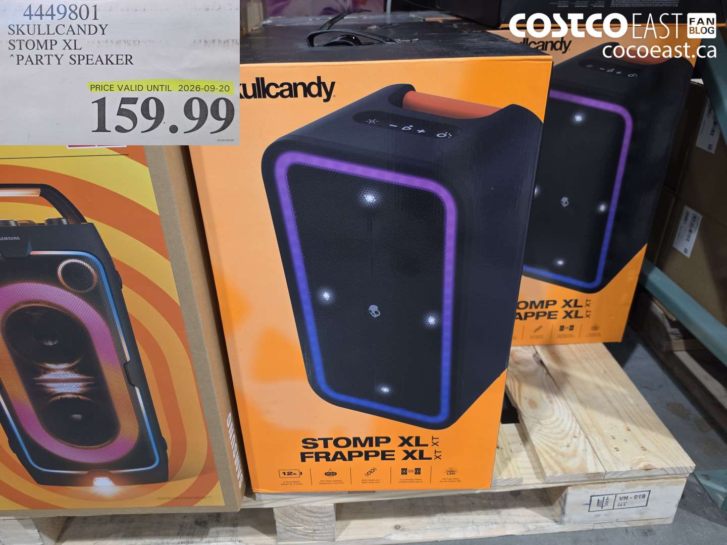 4449801 SKULLCANDY STOMP XL PARTY SPEAKER $159.99