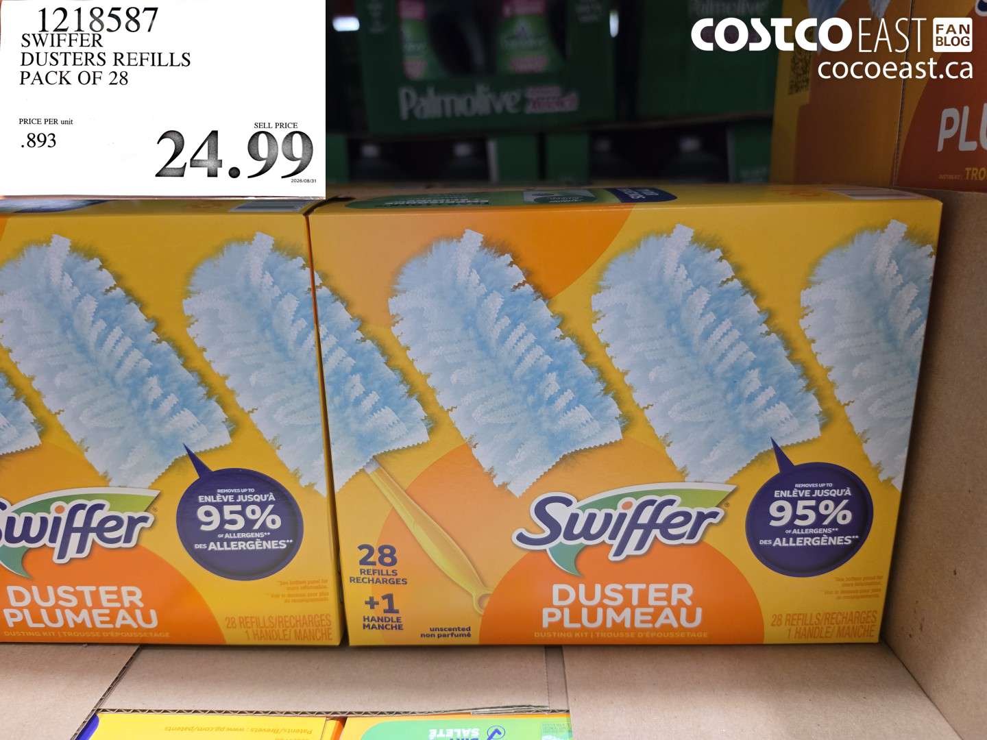 1218587 SWIFFER DUSTERS REFILLS PACK OF 28 $24.99