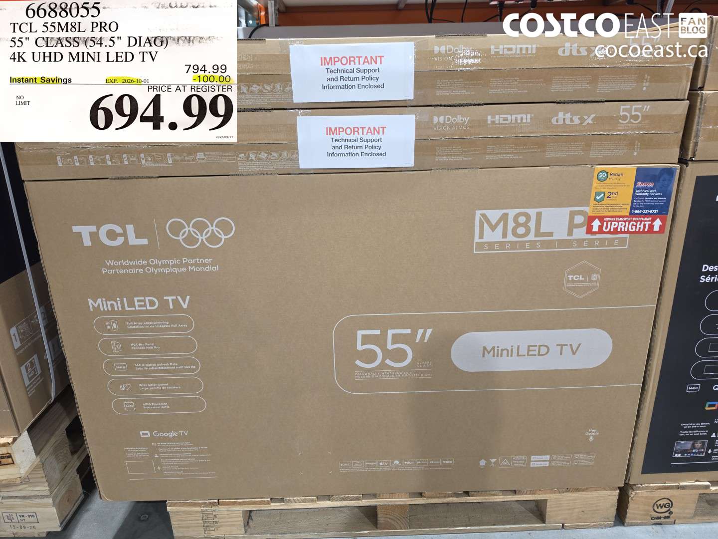 6688055 TCL 55M8L PRO 55