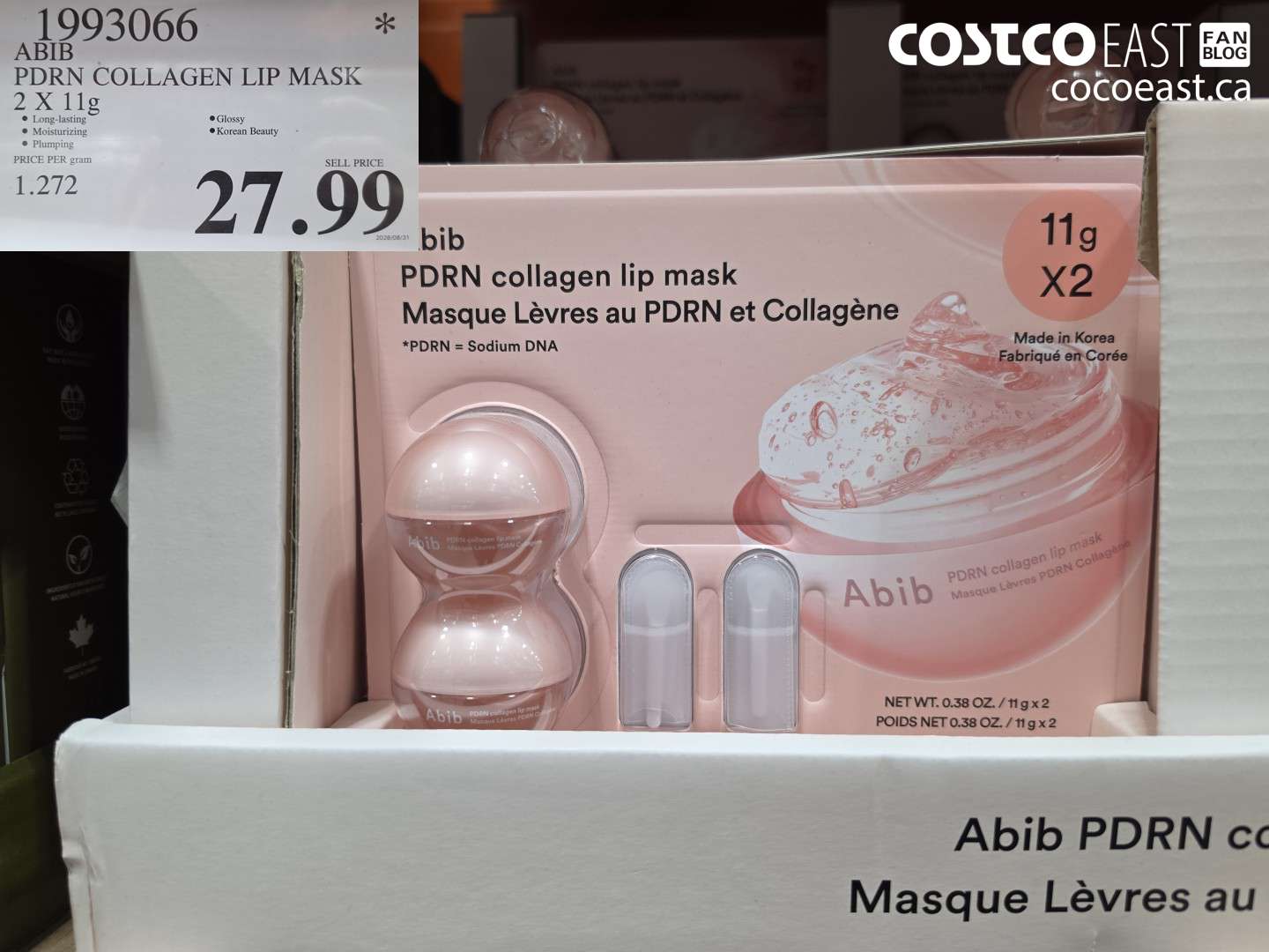 1993066 ABIB PDRN COLLAGEN LIP MASK 2 X 11G $27.99