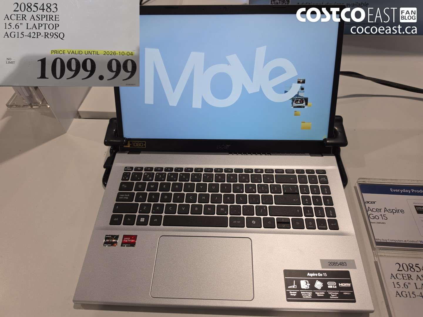 2085483 ACER ASPIRE 15.6
