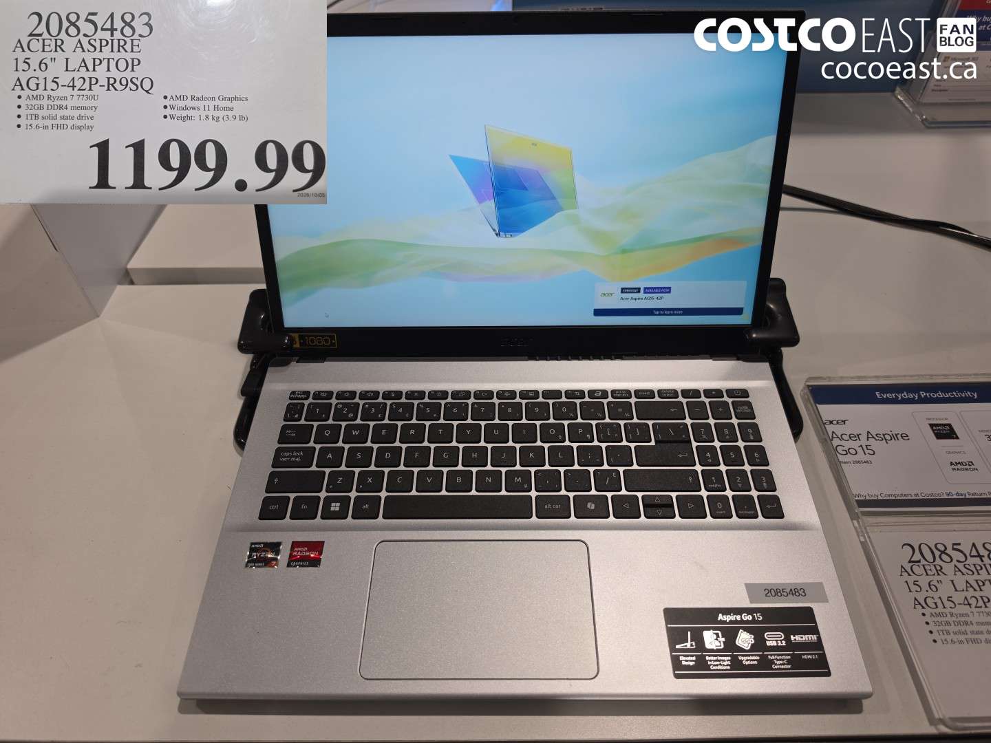 2085483 ACER ASPIRE 15.6